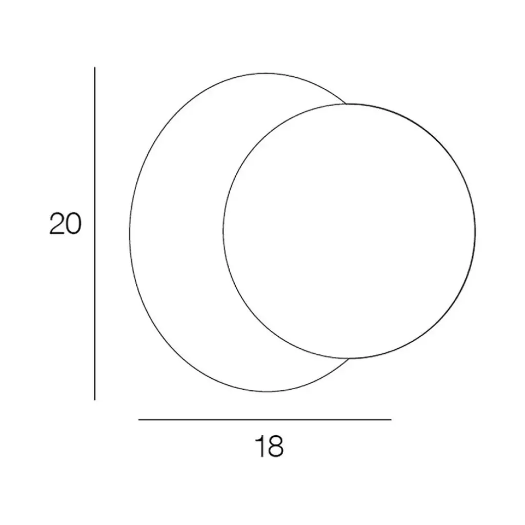 Fabrique de Styles Applique en metal doré et verre laiton d18cm blanc - Manor* Appliques