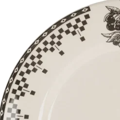 Fabrique de Styles Assiette à dessert en faïence d22.5cm - Damier* Assiettes