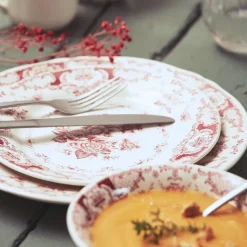 Fabrique de Styles Assiette à dessert en faience d20cm - clothilde* Assiettes