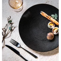 Fabrique de Styles Assiette à dessert en grès d20.5cm - Vesuvio* Assiettes