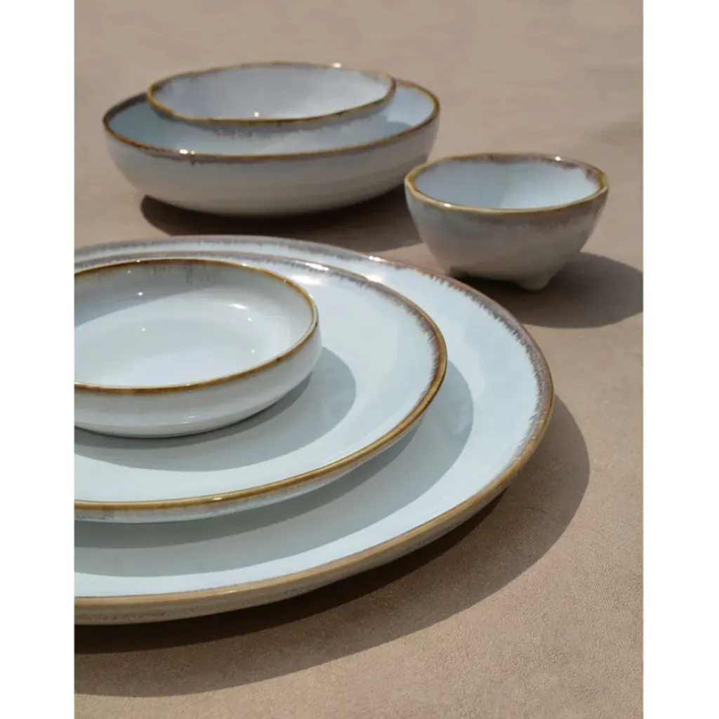 Fabrique de Styles Assiette a dessert en grès nacré d20cm - Nori* Assiettes