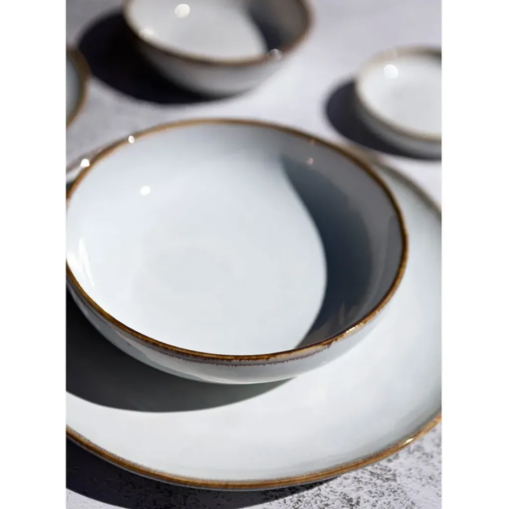 Fabrique de Styles Assiette a dessert en grès nacré d20cm - Nori* Assiettes