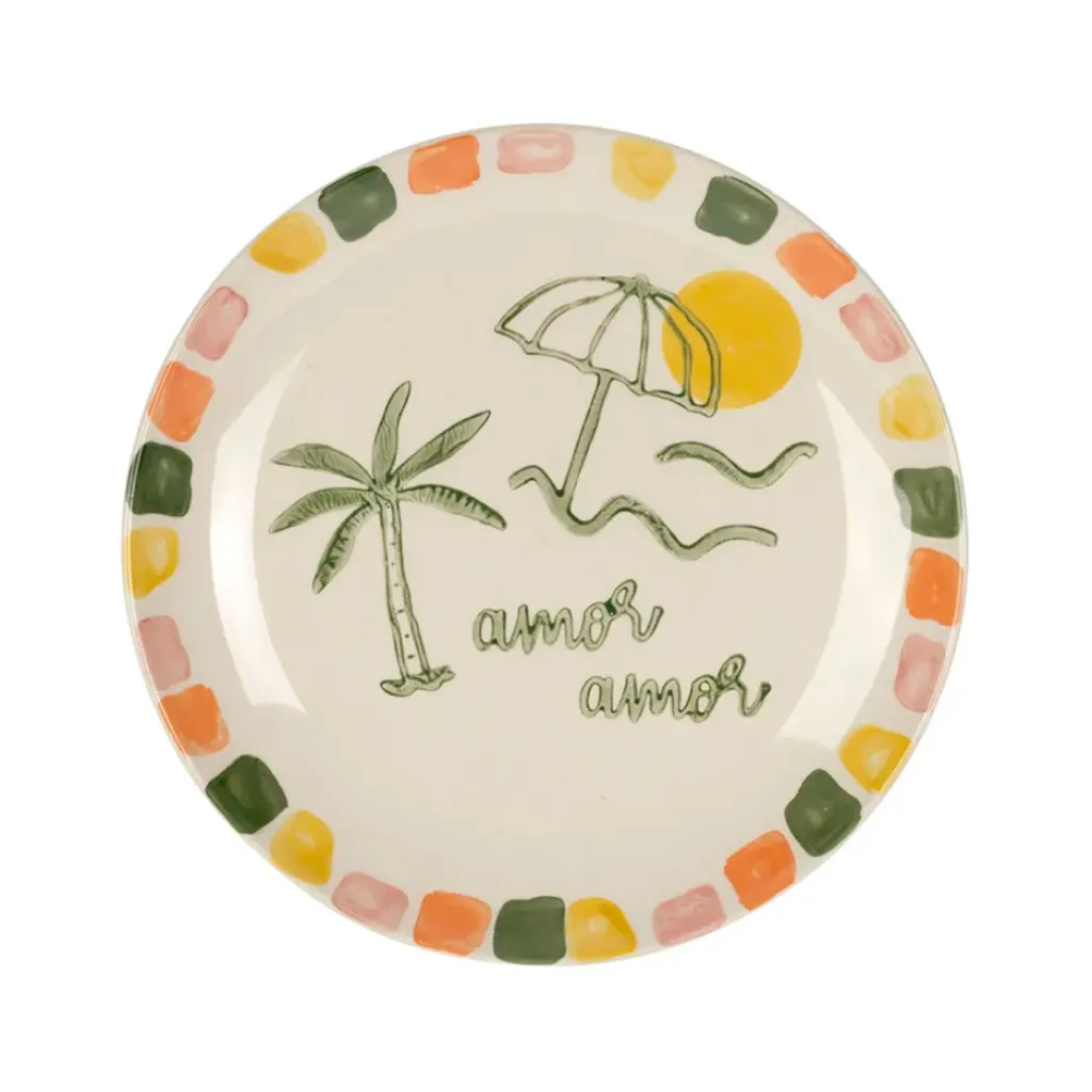 Fabrique de Styles Assiette de dessert en grès d20.5cm - Dolce Vita* Assiettes