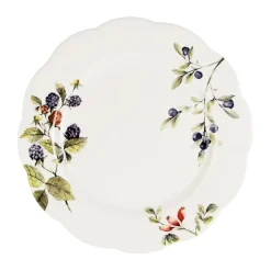 Fabrique de Styles Assiette plate en faïence blanche d27cm - Meredith* Assiettes