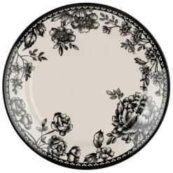 Fabrique de Styles Assiette plate en faïence noir d26cm - Lison* Assiettes