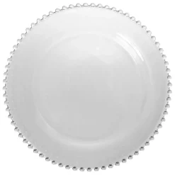 Fabrique de Styles Assiette plate en verre d26cm - perloa* Assiettes