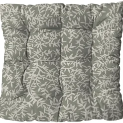 Fabrique de Styles Assise extérieure matelassée en coton 46x46cm - Cueillette*Enfant Textiles Outdoor|Jardin