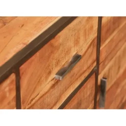 Fabrique de Styles Bahut en acacia et fer noir l150cm - Factory* Buffets Et Vitrines