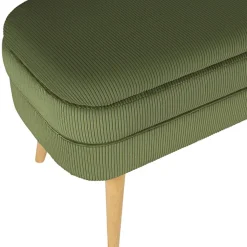 Fabrique de Styles Banc coffre en velours côtelé - Eleonor* Bancs Et Banquettes