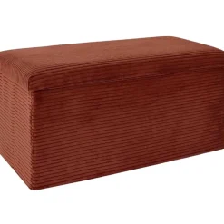 Fabrique de Styles Banc coffre pliable en tissu côtelé - Scarlett* Bancs Et Banquettes