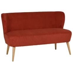 Fabrique de Styles Banquette 2 places en velours côtelé - Eleonor* Bancs Et Banquettes