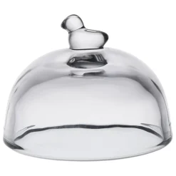 Fabrique de Styles Beurrier rond en verre - Moineau* Accessoires De Table