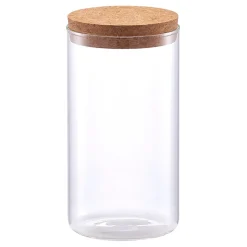 Fabrique de Styles Bocal verre avec couvercle en liege 1.1l* Pots Et Bocaux