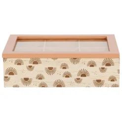 Fabrique de Styles Boite à thé 6 compartiments - sweet leaves* Boîtes