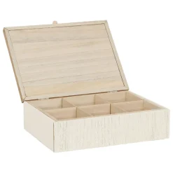 Fabrique de Styles Boite avec couvercle en rotin - blue sand* Boîtes