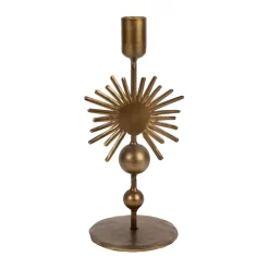 Fabrique de Styles Bougeoir en fer h23cm - Soleil* Photophores, Bougeoirs Et Lanternes