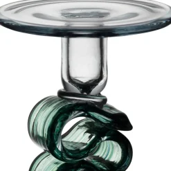 Fabrique de Styles Bougeoir en verre émeraude h23.5cm - Sablon* Photophores, Bougeoirs Et Lanternes