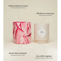 Fabrique de Styles Bougie Bijou Bracelet Or bille beige Fleur de cerisier 45h* Bougies Parfumées