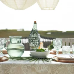 Fabrique de Styles Bouteille Poisson en verre recyclé sablé 1.1l* Carafes Et Pichets