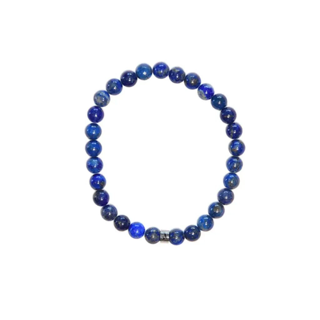 Fabrique de Styles Bracelet lapis lazuli perles rondes 6mm* Bijoux Fantaisie