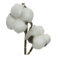 Fabrique de Styles Branche fleur de coton en plastique h100cm* Fleurs Et Plantes Artificielles
