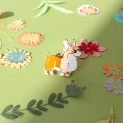 Fabrique de Styles Broche pin's émaillé corgi* Accessoires Mode