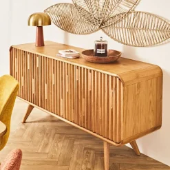 Fabrique de Styles Buffet 3 portes en chêne naturel L165cm - Sublime* Buffets Et Vitrines