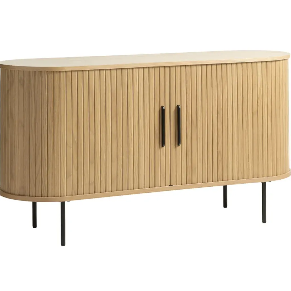 Fabrique de Styles Buffet en placage chêne 140x45cm - nola* Buffets Et Vitrines
