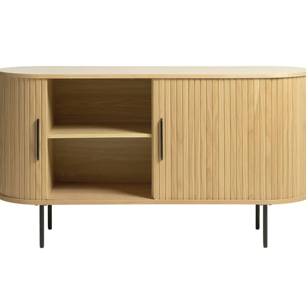 Fabrique de Styles Buffet en placage chêne 140x45cm - nola* Buffets Et Vitrines