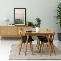 Fabrique de Styles Buffet en placage chêne h80cm - barrali* Buffets Et Vitrines