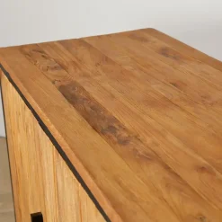 Fabrique de Styles Buffet enfilade en teck massif 3 portes L195cm - Alix* Buffets Et Vitrines