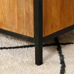 Fabrique de Styles Buffet enfilade en teck massif 3 portes L195cm - Alix* Buffets Et Vitrines