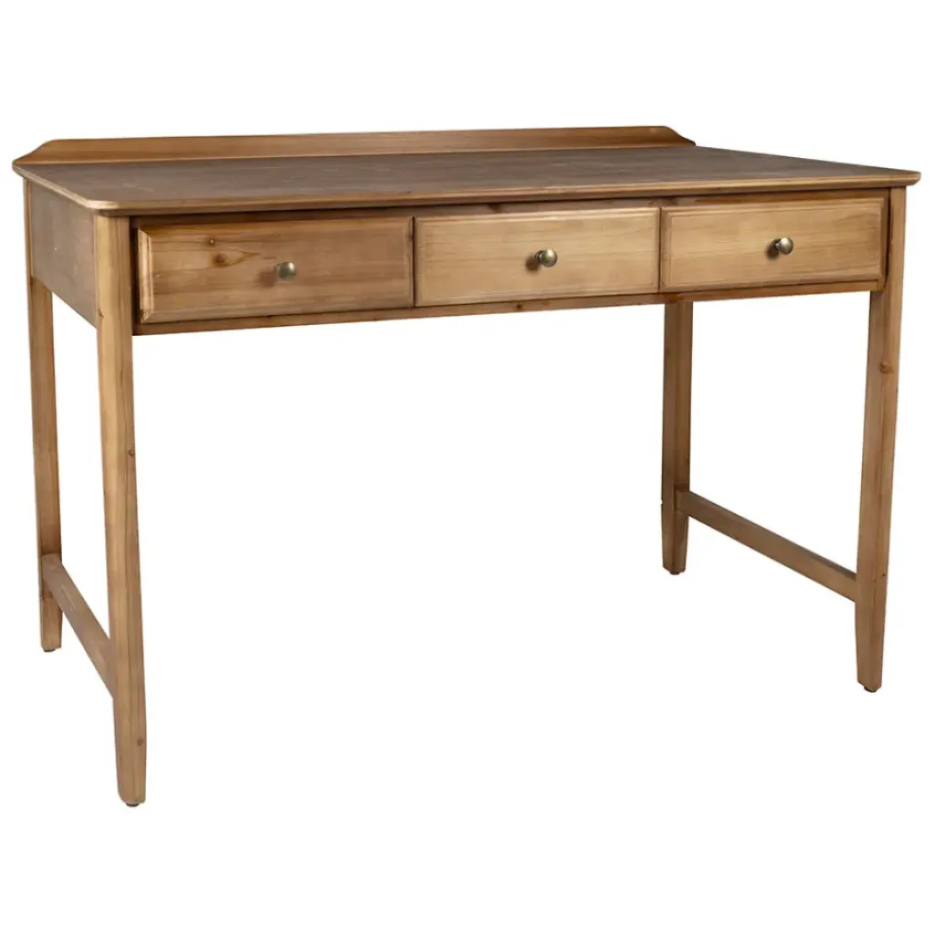 Fabrique de Styles Bureau 3 tiroirs en sapin - Firmin* Bureaux