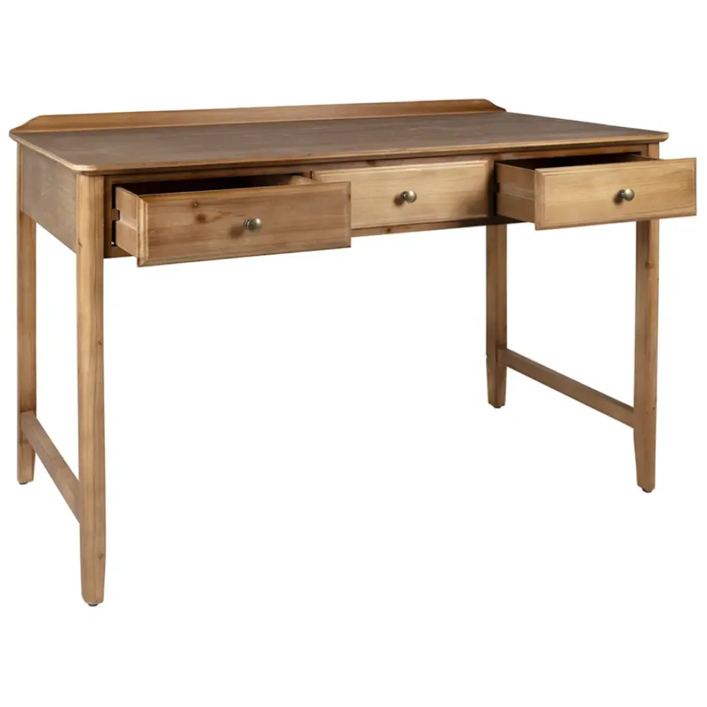 Fabrique de Styles Bureau 3 tiroirs en sapin - Firmin* Bureaux