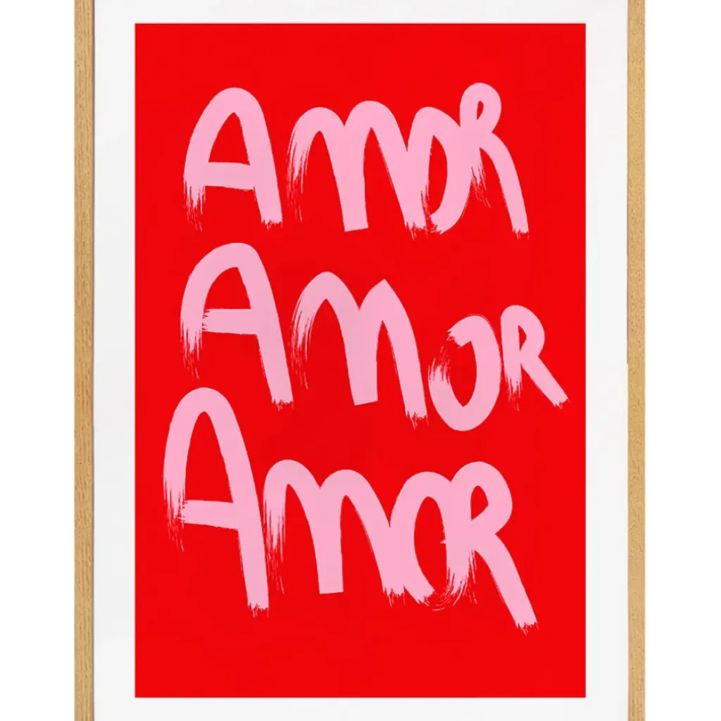 Fabrique de Styles Cadre bogota amor 50x70cm lario blanc* Cadres Déco Et Affiches