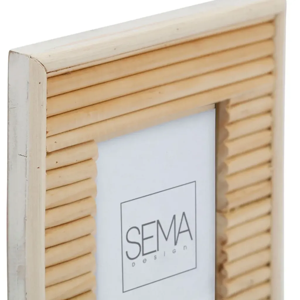 Fabrique de Styles Cadre photo en rotin -blue sand* Cadres Déco Et Affiches