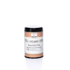 Fabrique de Styles Cafe moulu aromatise noisette boite pop noire 150 g* Cafés, Thés Et Infusions