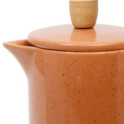 Fabrique de Styles Cafetière à piston en grès et inox 1l - Organic* Théières Et Cafetières