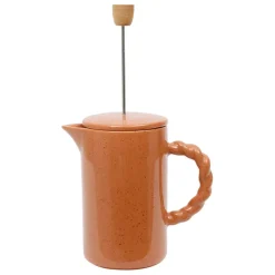 Fabrique de Styles Cafetière à piston en grès et inox 1l - Organic* Théières Et Cafetières