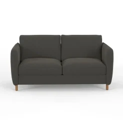 Fabrique de Styles Canapé convertible 2 places Bultex Gustave - Velours Vintage - Adore Anthracite* Canapés Convertibles