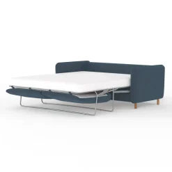 Fabrique de Styles Canapé convertible 2 places Bultex Gustave - Velours Vintage - Adore Anthracite* Canapés Convertibles