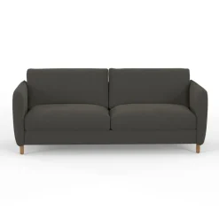 Fabrique de Styles Canapé convertible 2 places Bultex Gustave - Velours Vintage - Adore Anthracite* Canapés Convertibles