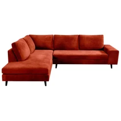 Fabrique de Styles Canapé d'angle droit 5 places André - effet velours - Seven emerald* Canapés D'angle