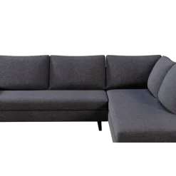 Fabrique de Styles Canapé d'angle gauche 5 places André - tissu texturé - Crown moutarde* Canapés D'angle