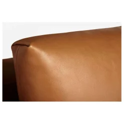 Fabrique de Styles Canapé fixe 3 places en cuir vintage cognac - Montino* Canapés Fixes