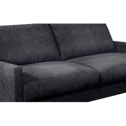 Fabrique de Styles Canapé fixe 3 places Gaspard - Velours Texturé - Dany Bleu grisé* Canapés Fixes