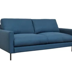 Fabrique de Styles Canapé fixe 3 places Gaspard - Velours Vintage - Adore Anthracite* Canapés Fixes