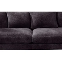 Fabrique de Styles Canapé fixe 4 places Marius - Effet Velours - Seven Turtle* Canapés Fixes