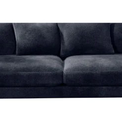 Fabrique de Styles Canapé fixe 4 places Marius - Effet Velours - Seven Turtle* Canapés Fixes