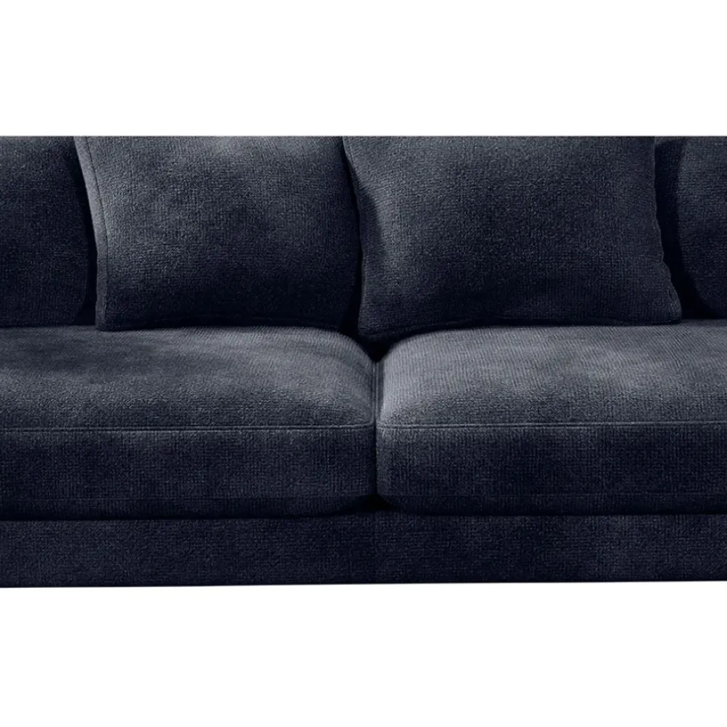 Fabrique de Styles Canapé fixe 4 places Marius - Effet Velours - Seven Turtle* Canapés Fixes